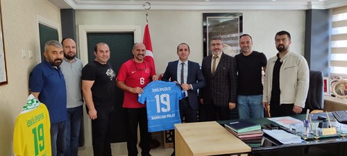 İskilip Gücü Spor Kulübü Kaymakamımız Sayın Ramazan POLAT'ı Ziyaret Etti