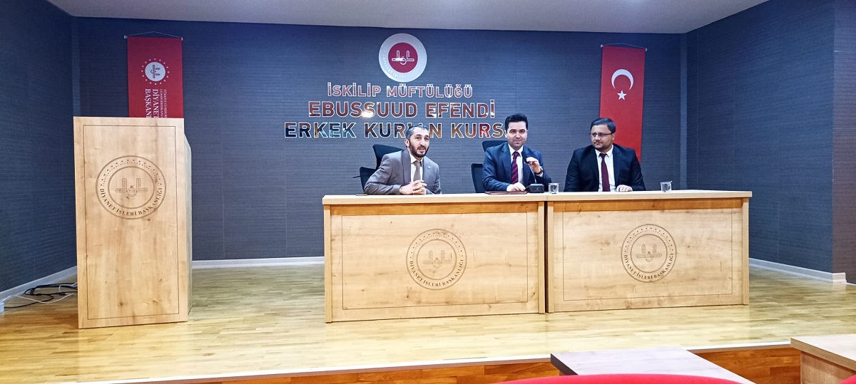 Kaymakamımız Sayın Yunus Emre VURAL, İlçe Müftülüğü  Personel Toplantısına Katıldı